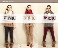 冬妮到家 漫詩雅妮2012秋冬原創燈芯絨哈倫褲，復古與舒適的冬日平衡